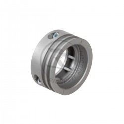 NYLON PULLEY FOR 50mm AXLE, SILVER ANODIZED