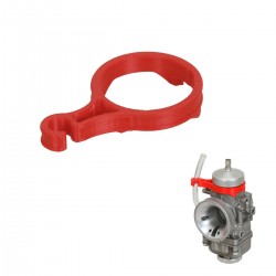 FUEL LINE SUPPORT FOR 30mmDELL'ORTO CARBURETOR RED